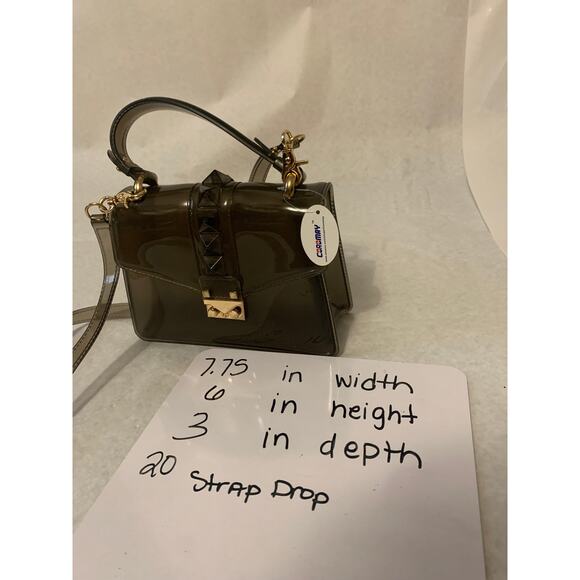 Coromay Black See-through Game Day Event Small Crossbody Purse NWT - Picture 9 of 11